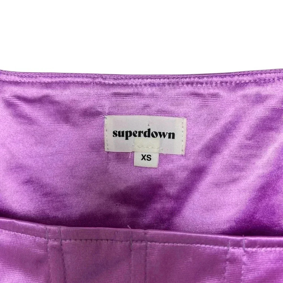 superdown Purple Catey Corset Top Womens Size Small - Picture 4 of 11